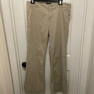 The Limited wide leg khaki pant size 10